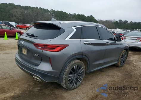 2022 Infiniti Qx50 Luxe из США, поврежденный, VIN 3PCAJ5BA2NF107337